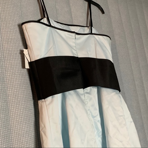 Nicole Miller Strapless Sash and Bow Gown - Picture 7 of 10